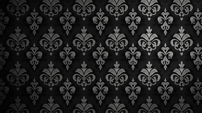 Papel pintado negro y plateado
