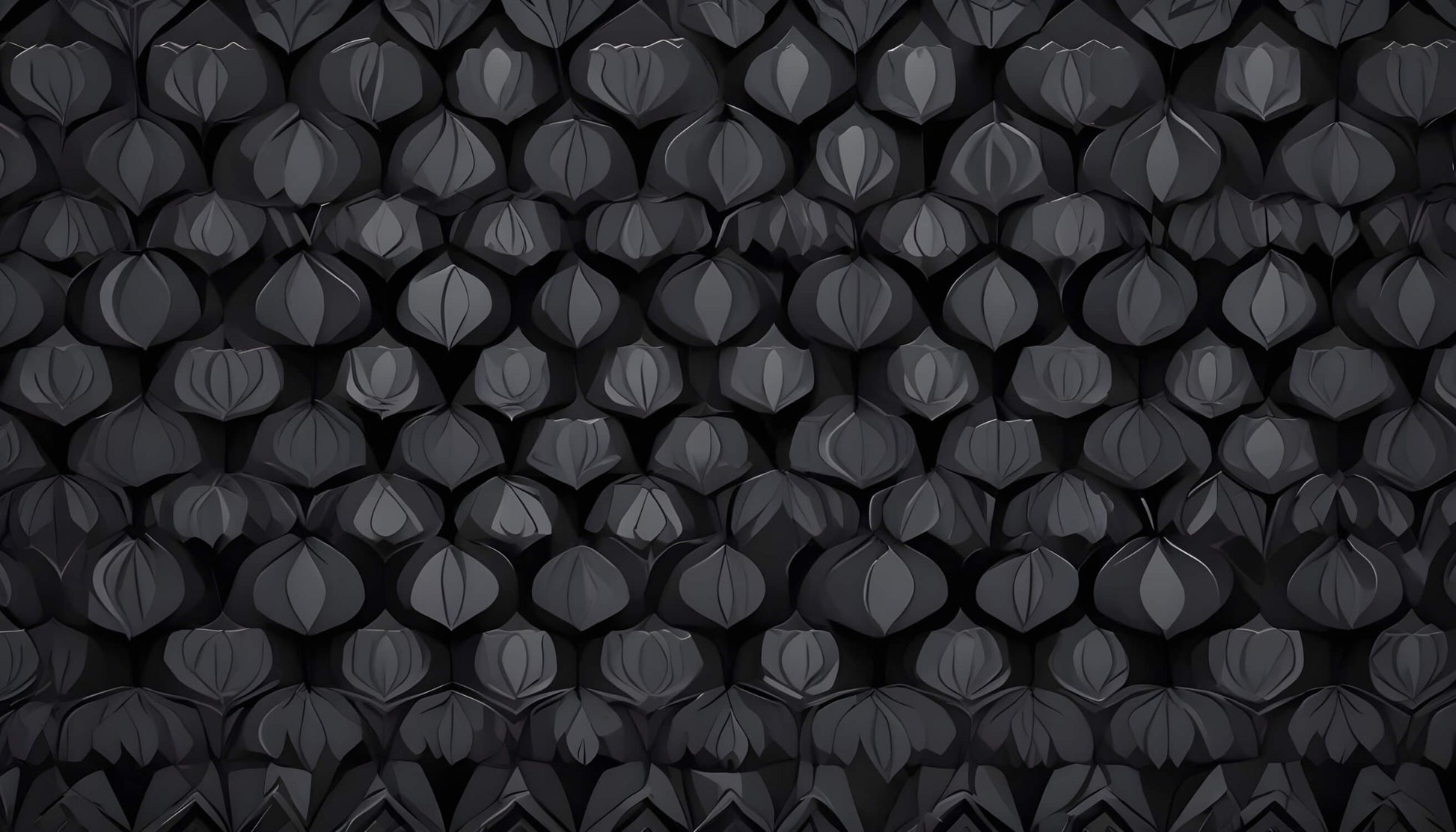 Papel pintado con estampado negro