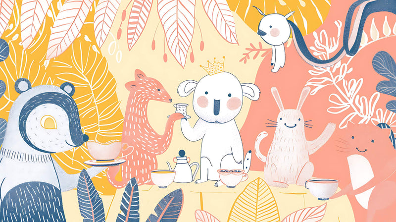 Papier Peint Enfant Animaux Tendance