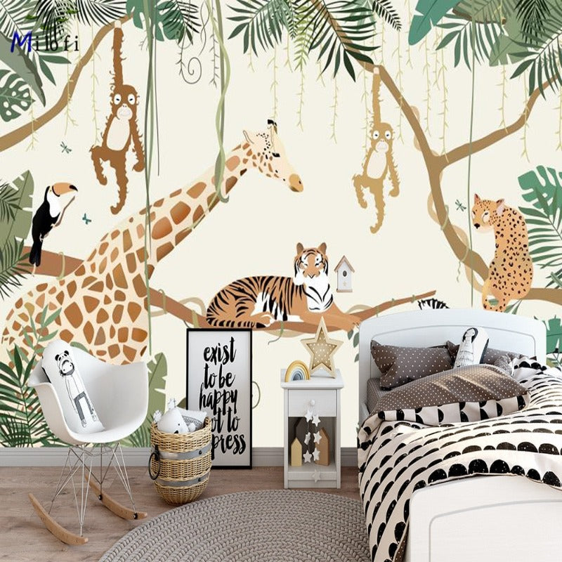 Papel pintado de animales <br/> Fauna posada