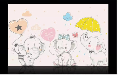 Habitación Elefante Bebé Niña