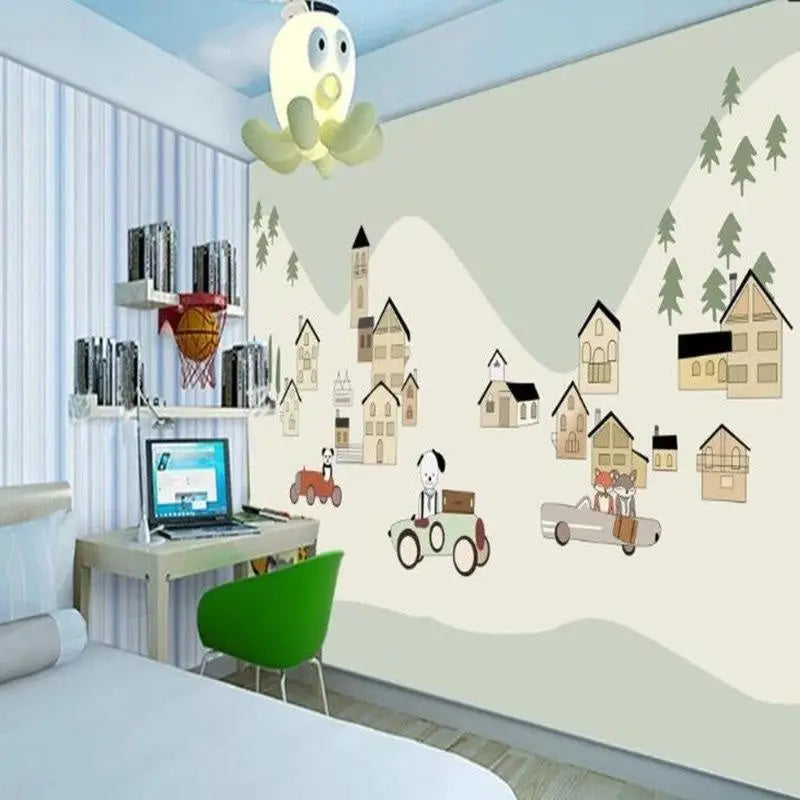 Coche niño habitación completa