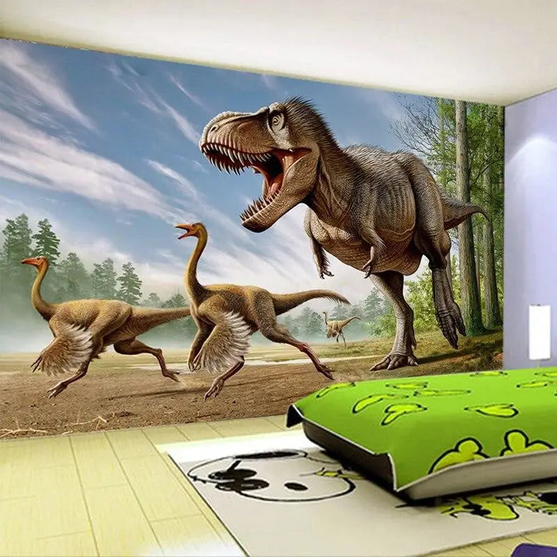 Papel pintado de dinosaurios para dormitorio - Second Image