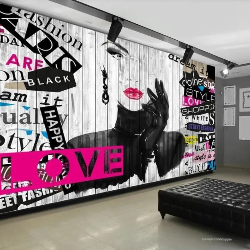Decoración de dormitorio de chica adolescente de moda
