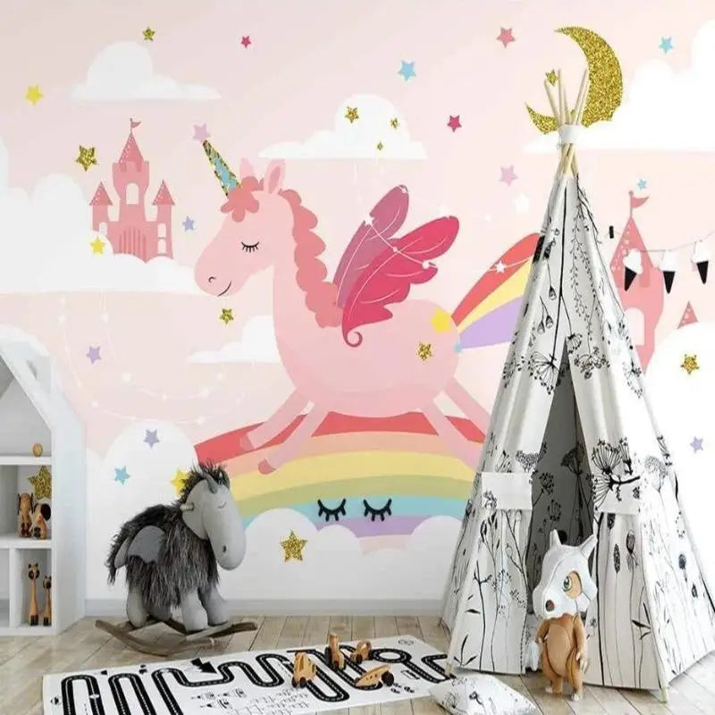 Decoración De La Habitación De La Niña Unicornio