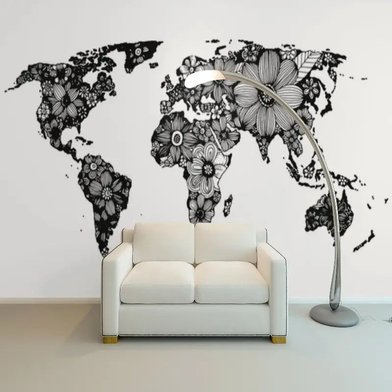 Decoración de dormitorio con tema de viaje