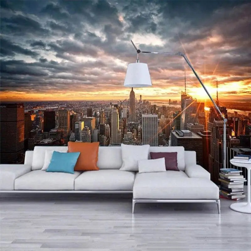 Cenefa de papel pintado de Nueva York