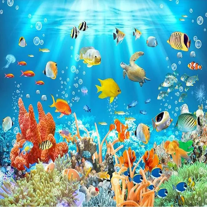 Fondo de pantalla de acuario 3d