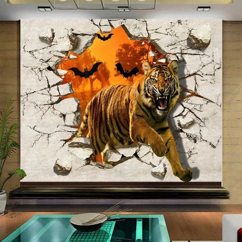 Fondo de pantalla de tigre 3d - Second Image