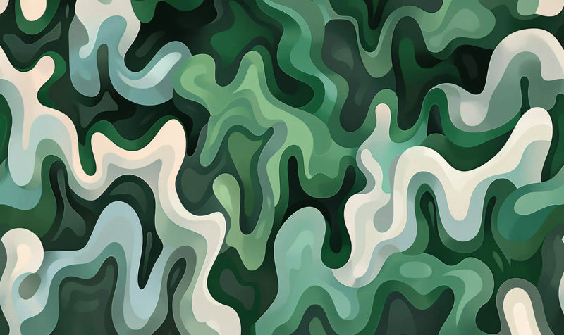 Papier Peint Ado Camouflage Vert