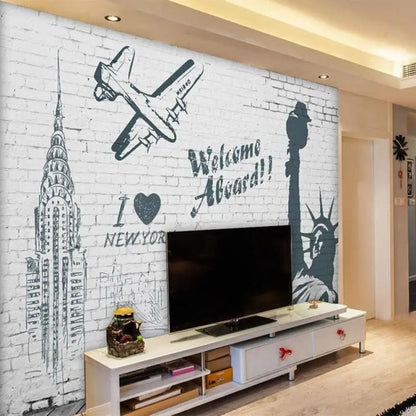Papel pintado autoadhesivo de Nueva York