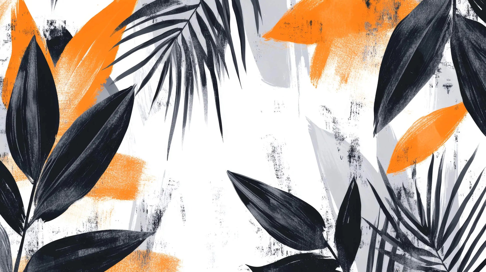 Papel Pintado Con Naranja