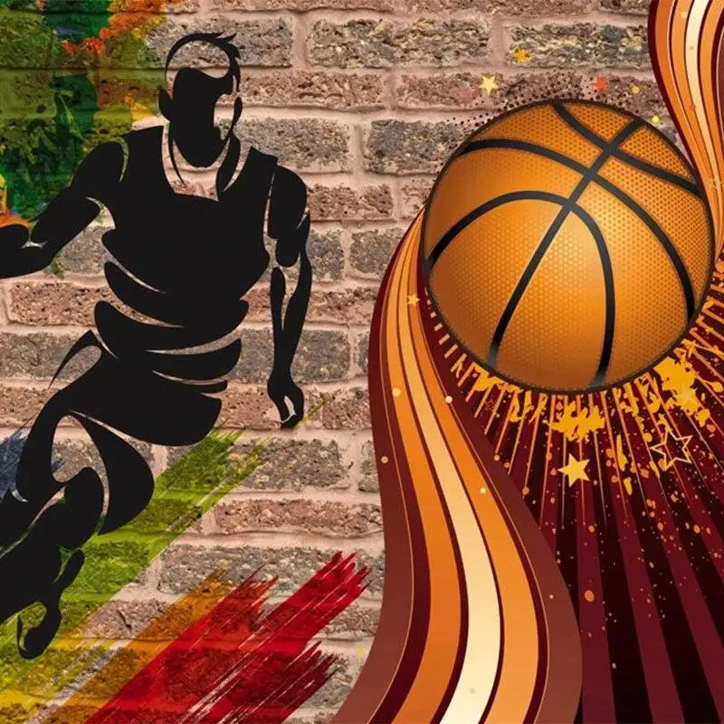 Fondo De Pantalla De Pintura De Baloncesto - Second Image