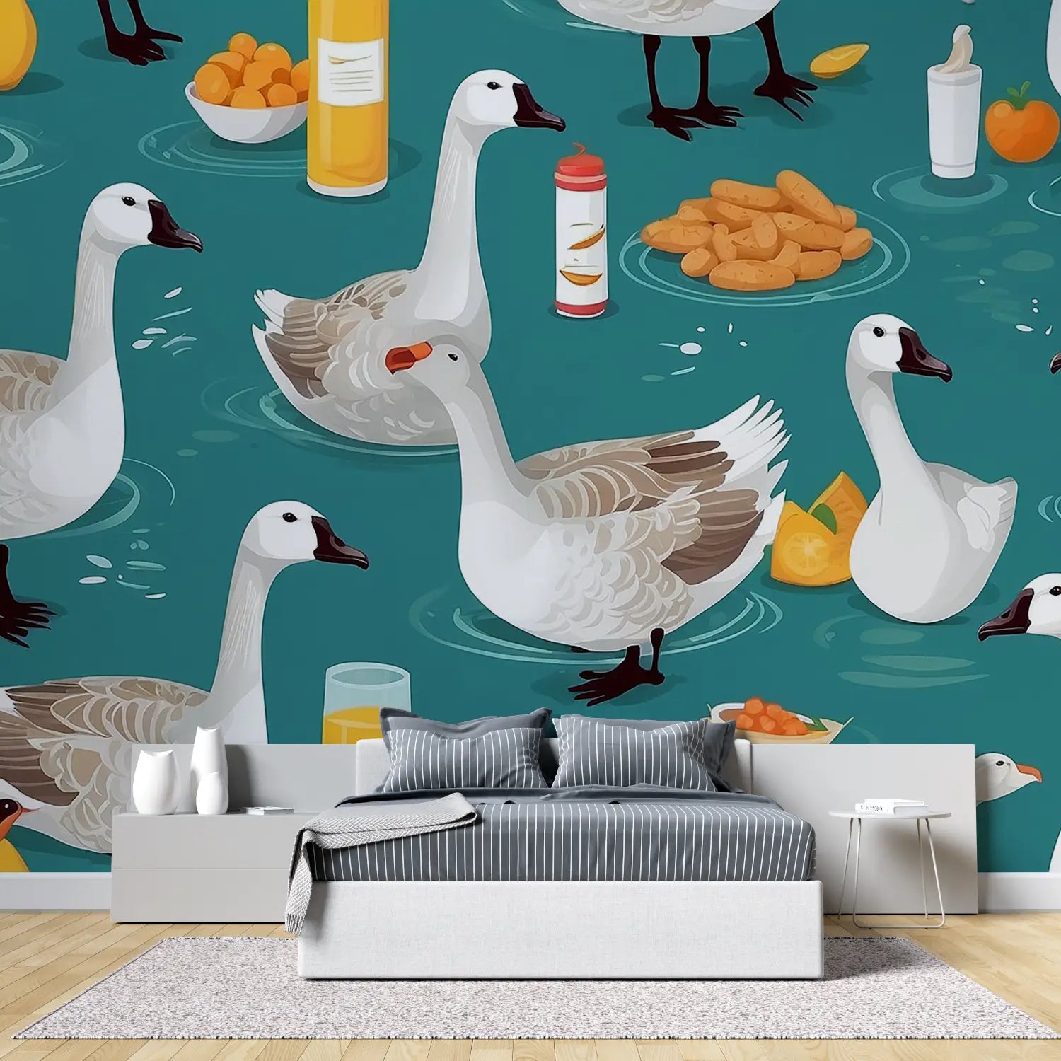 Papier Peint Canard - salon