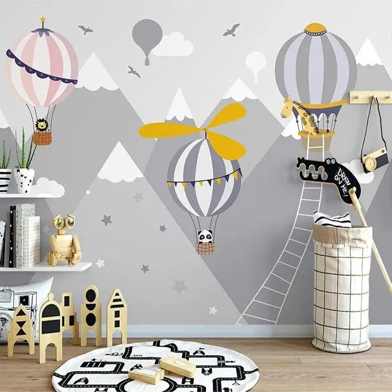Papel pintado para dormitorio de bebé niño