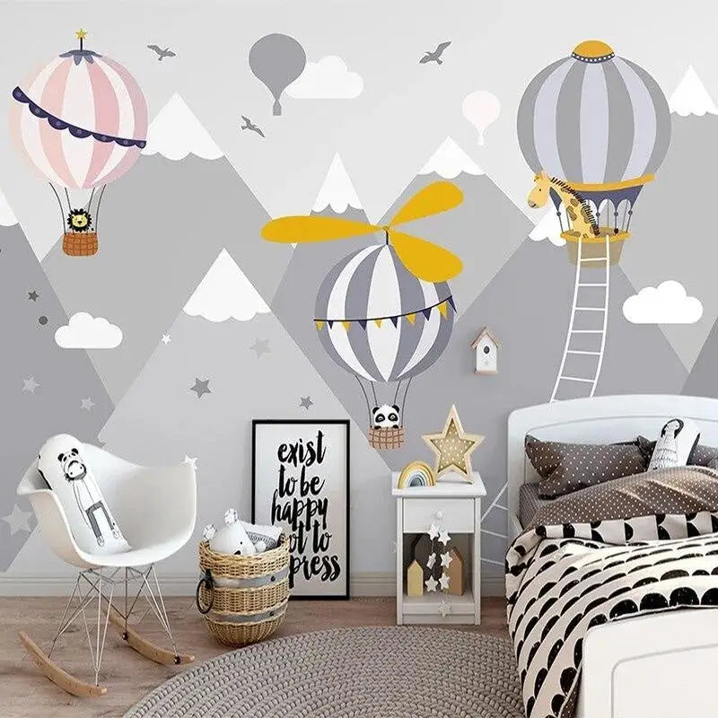 Papel pintado para dormitorio de bebé niño