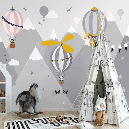 Papel pintado para dormitorio de bebé niño