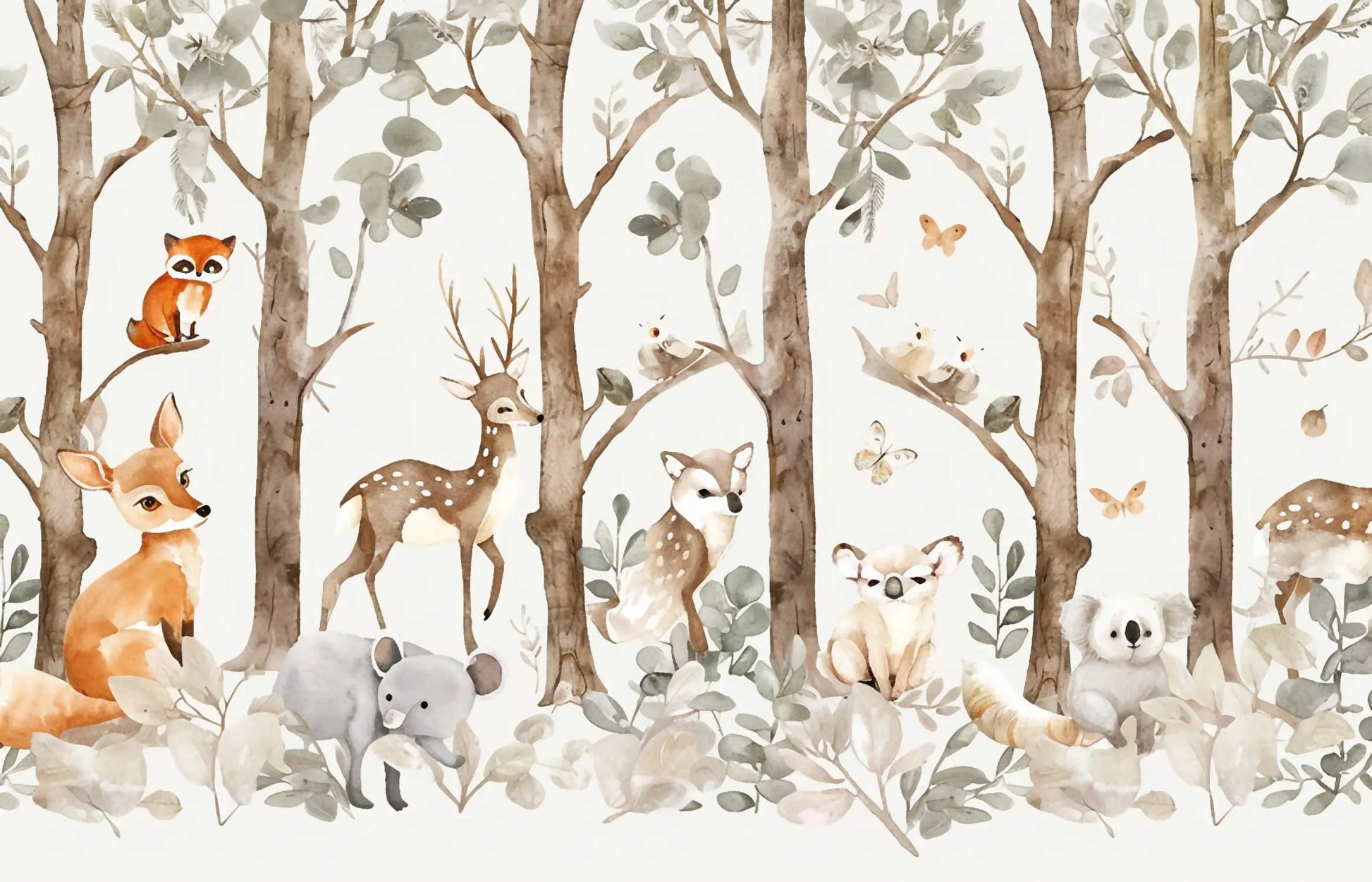 Papel pintado dormitorio infantil mixto