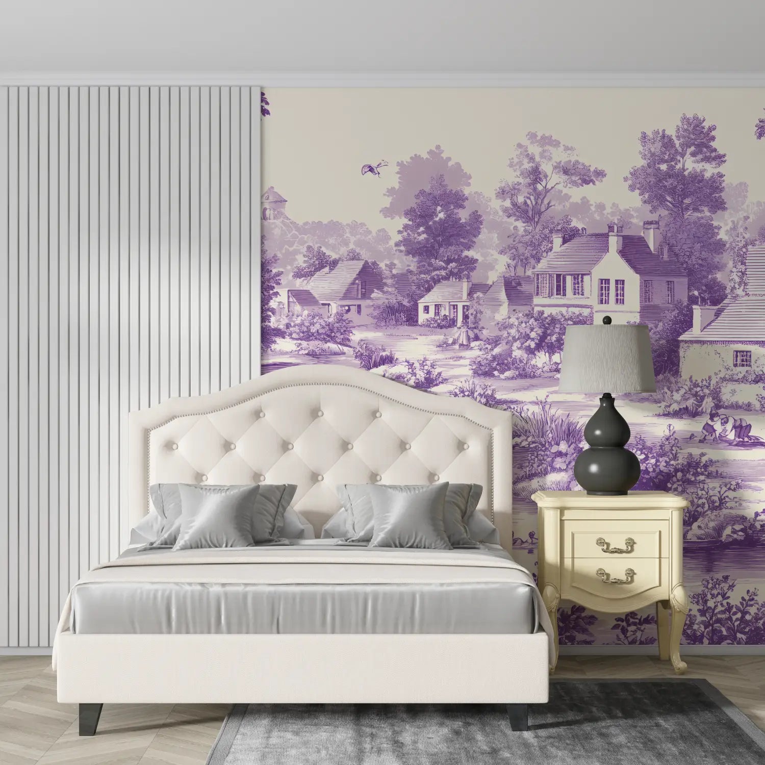 Papier Peint Chambre Violet - tendances