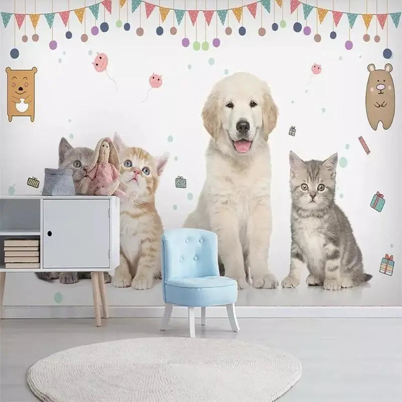 Papier Peint Chien et Chat