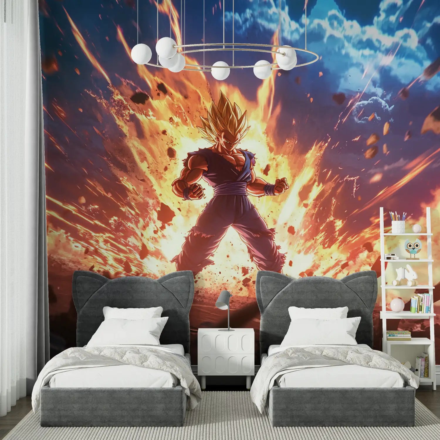 Papier Peint Dbz Panoramique - chambre spiderman