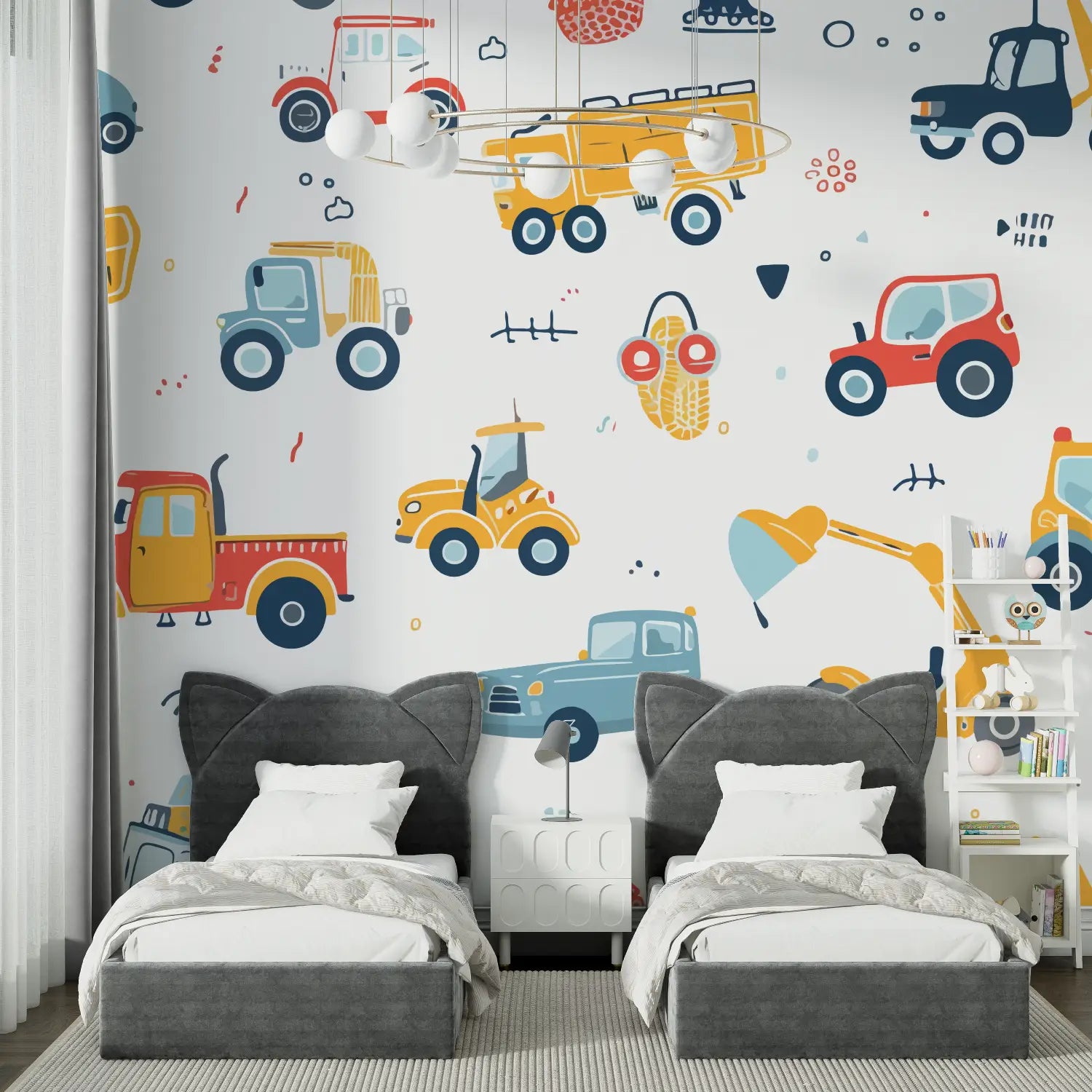 Papel pintado infantil Camión - papel pintado para niño
