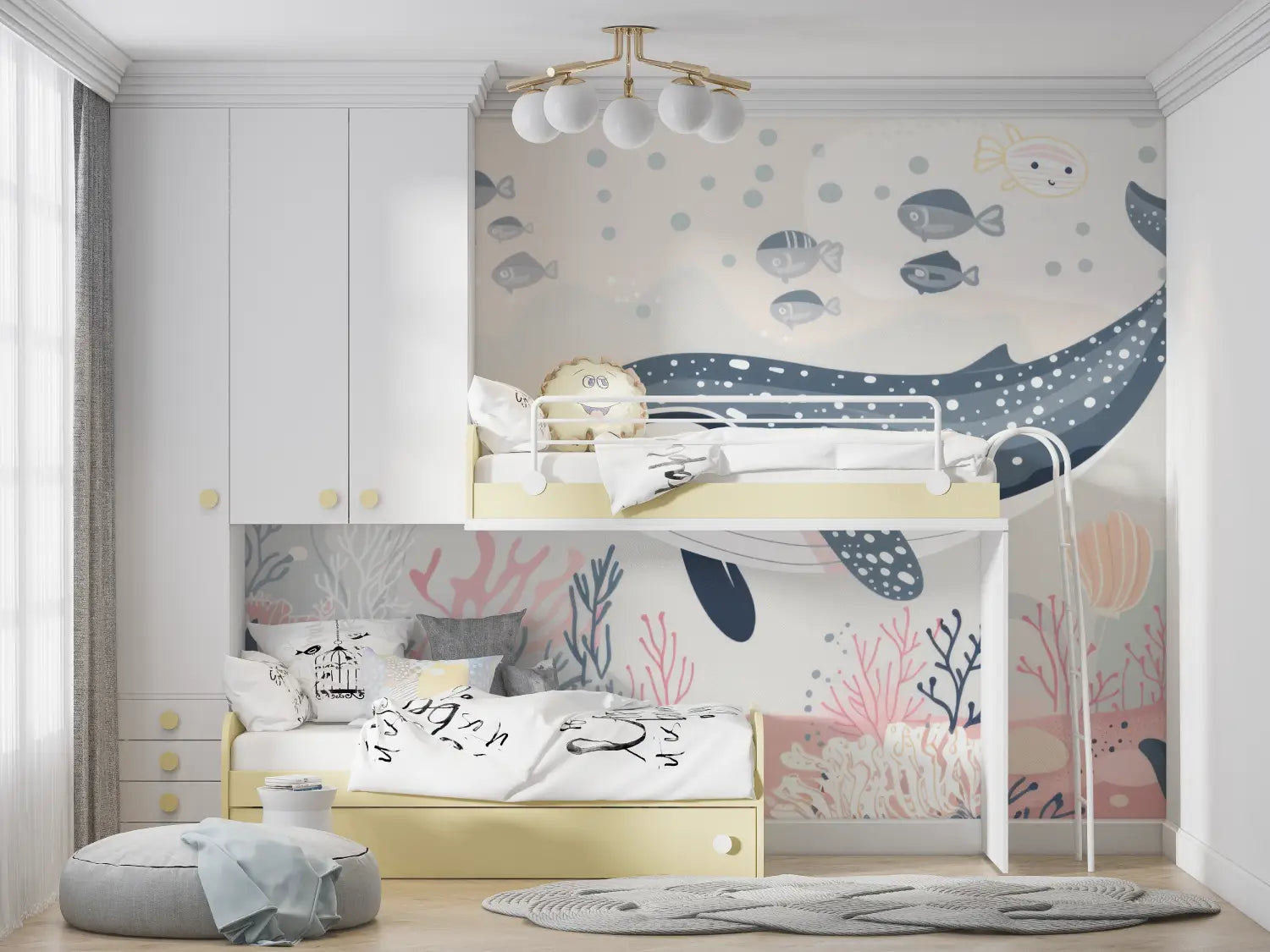 Papel pintado infantil Océano - tapices de pared