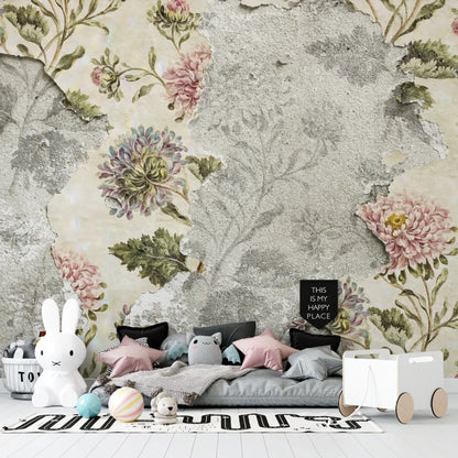 Papel pintado infantil vintage - papel pintado de niño