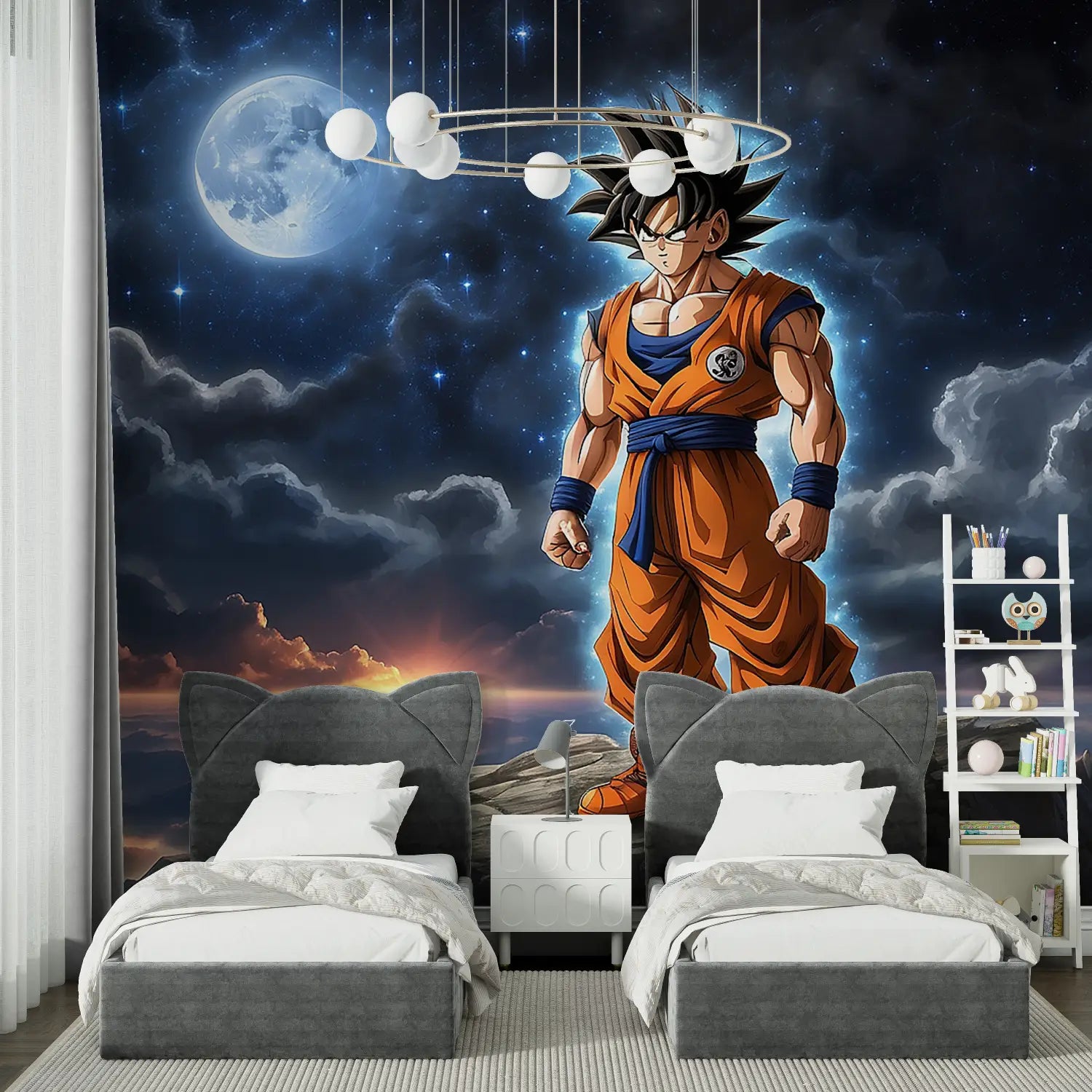 Fondo de pantalla de la noche de Goku - Second Image