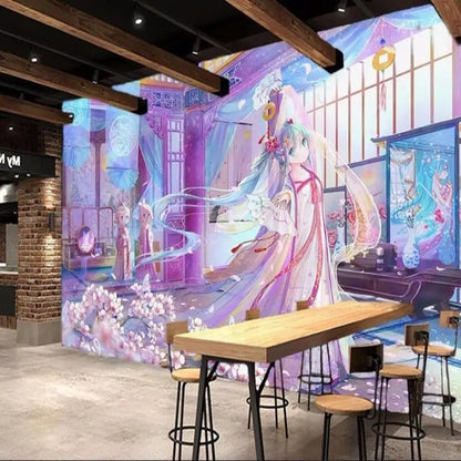 Papel Pintado de Chica Hada Manga Japonesa