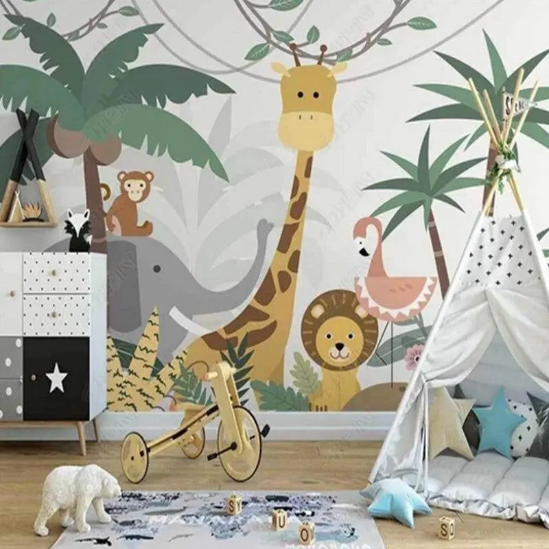 Papier Peint Jungle Animaux