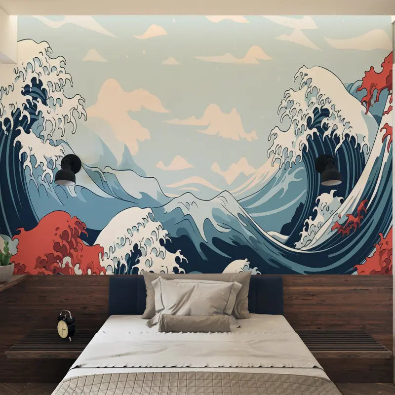 Papier Peint La Vague Hokusai