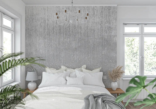 Papel pintado gris metalizado - papel pintado pano