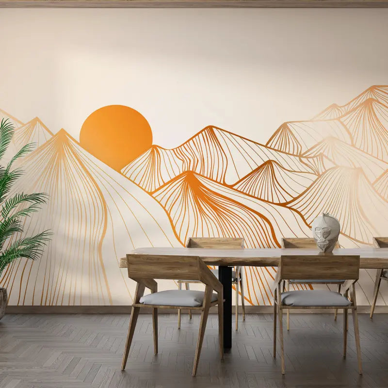 Papier Peint Montagne Design