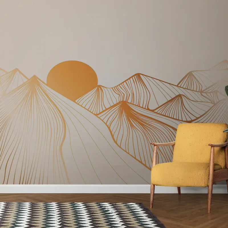 Papier Peint Montagne Design