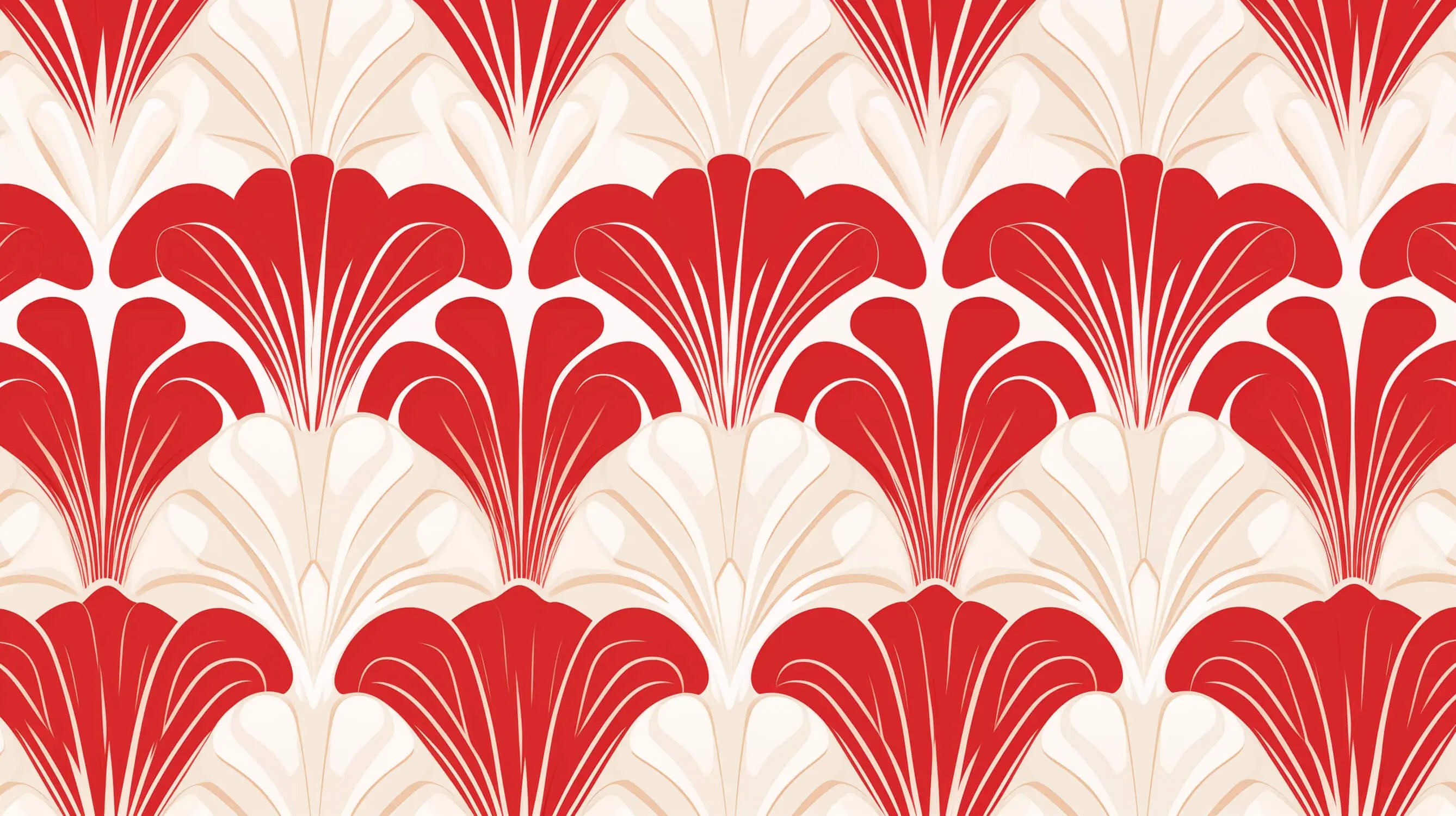 Papier Peint Motifs Rouge