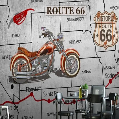 Ruta 66 Papel Pintado de motocicletas