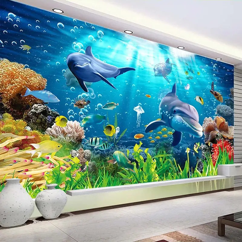 mural de la pared del acuario - Second Image