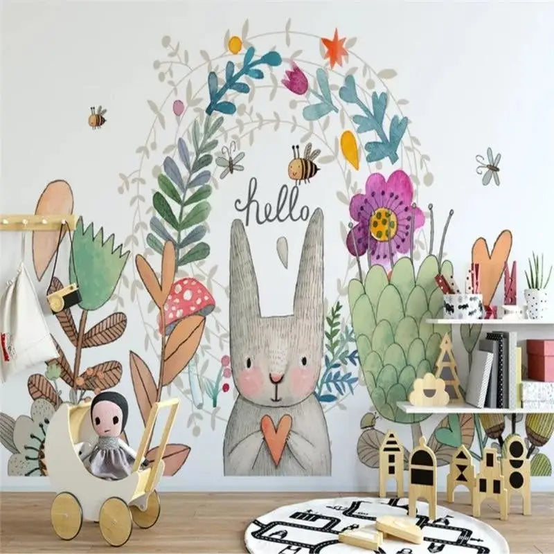 Papier Peint Nature Chambre Bebe