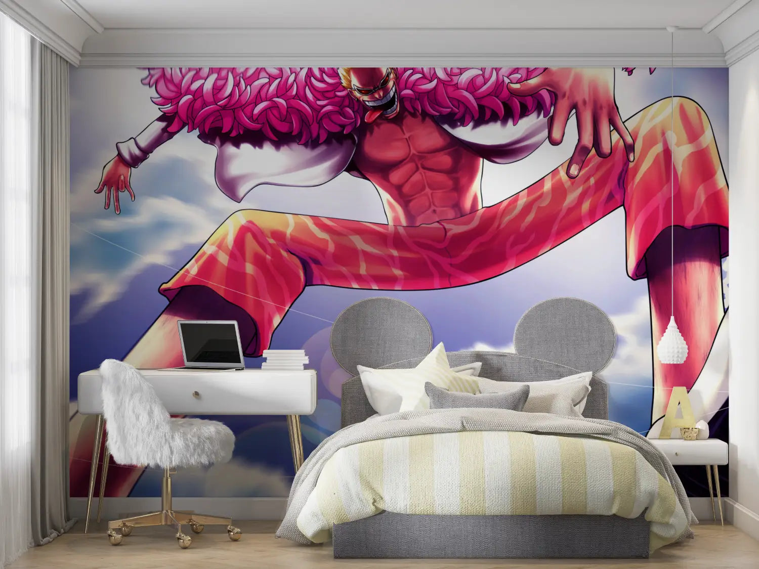 Papier Peint One Piece Doflamingo Design - Second Image