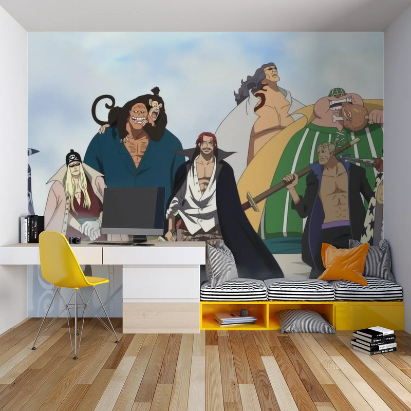 Papier Peint One Piece Équipage De Shanks - tapisserie spiderman