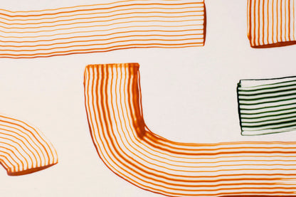 Papel Pintado Boheme Naranja
