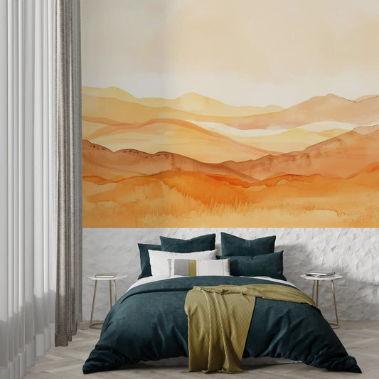 Papel pintado de las Montañas Naranjas - papel pintado