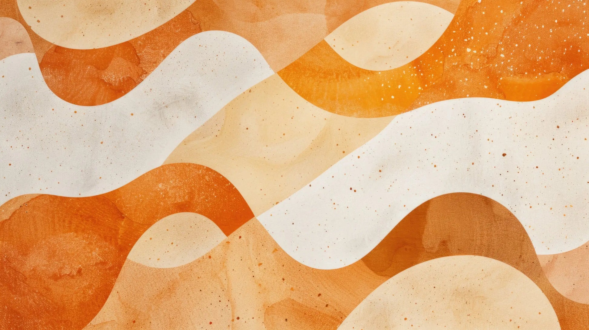 Papel pintado con estampado naranja