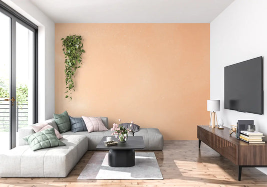 Papel pintado naranja pastel - pano tapestry
