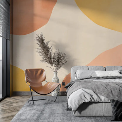 Papel pintado Pasteles Naranjas - 4murs