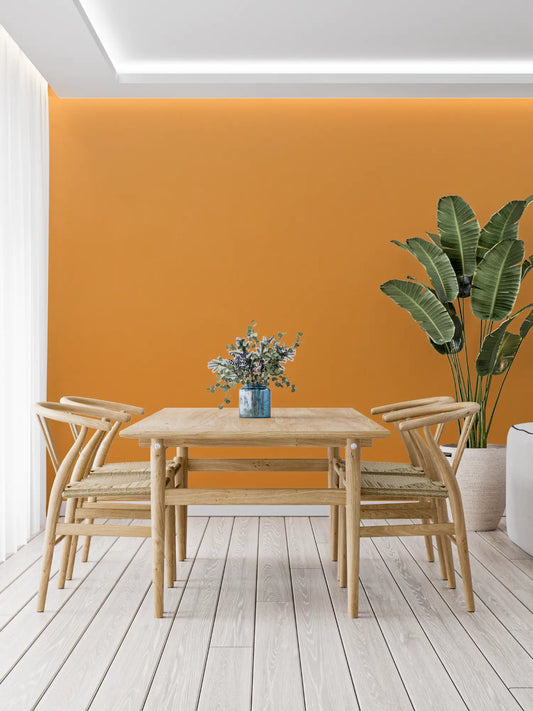 Papel pintado naranja brillante - papel pintado
