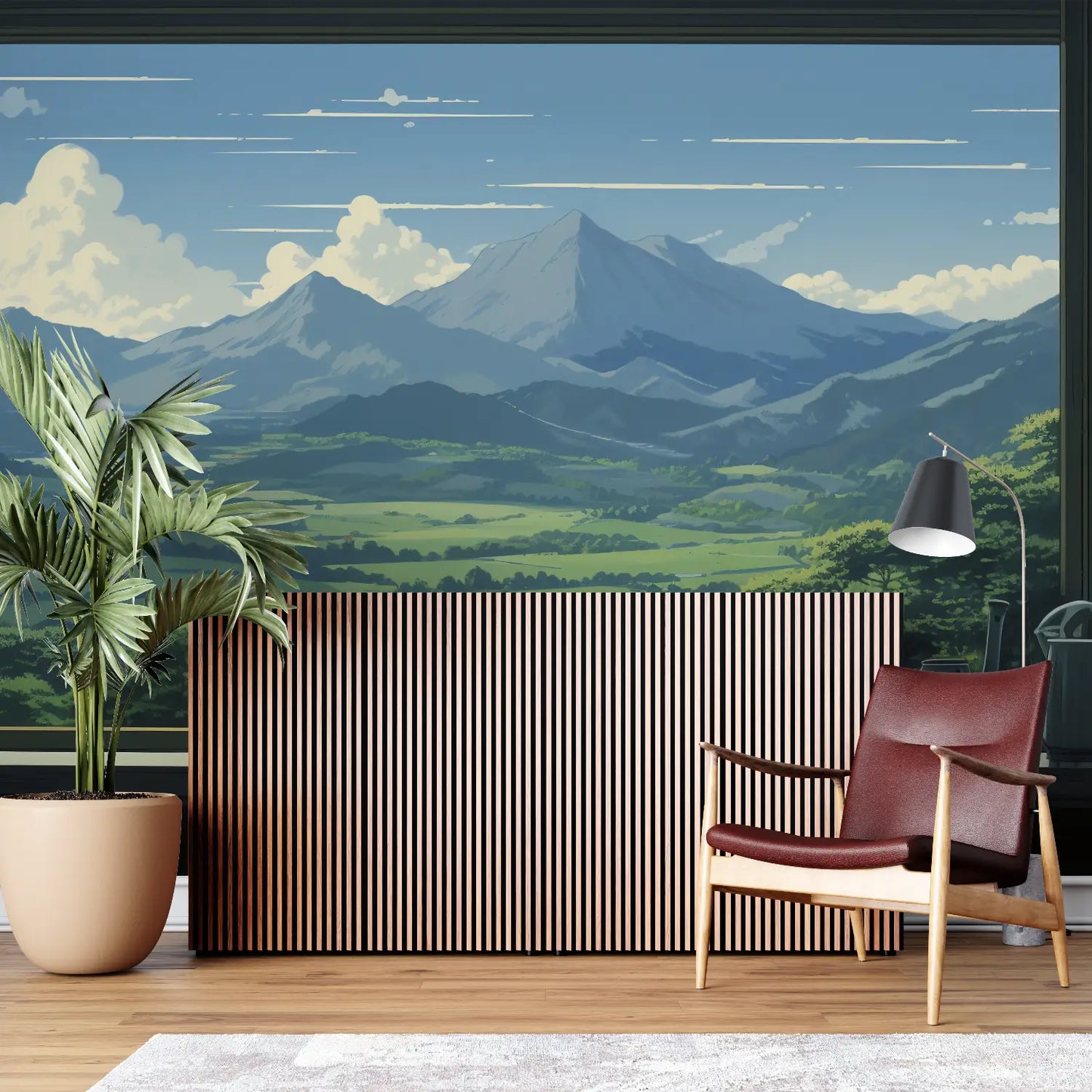 Papel pintado panorámico Trompe L'Oeil - leroy merlin