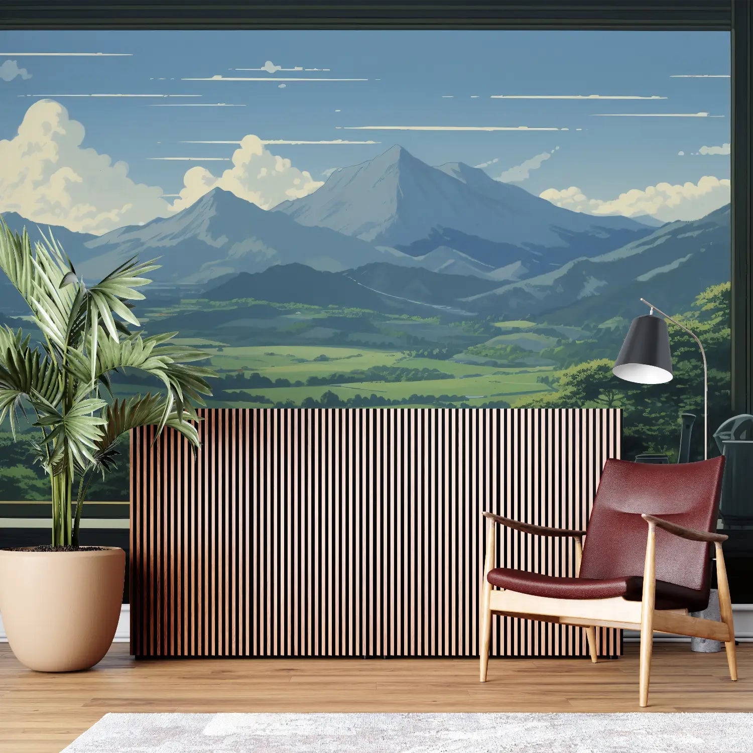 Papel pintado panorámico Trompe L'Oeil - leroy merlin