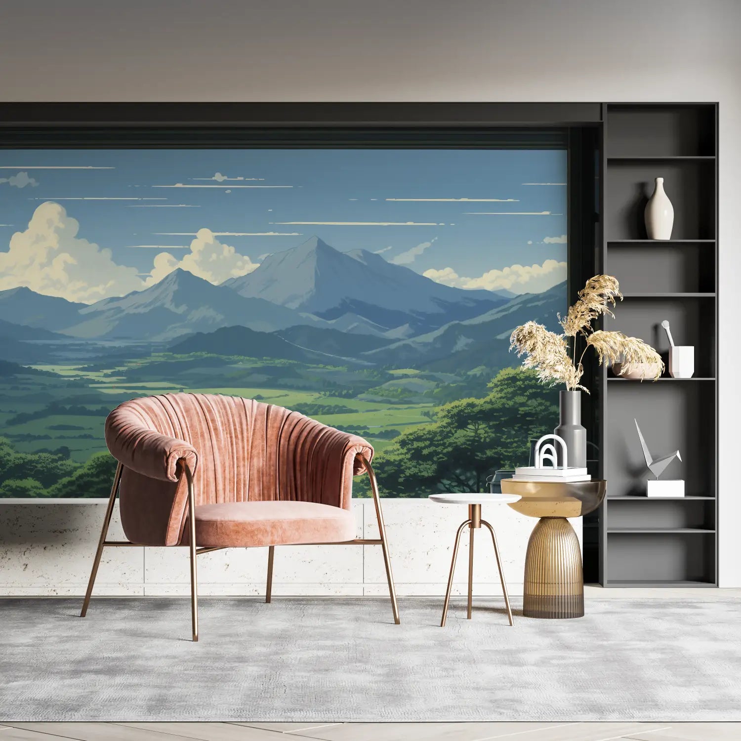 Papel pintado panorámico Trompe L'Oeil - a medida